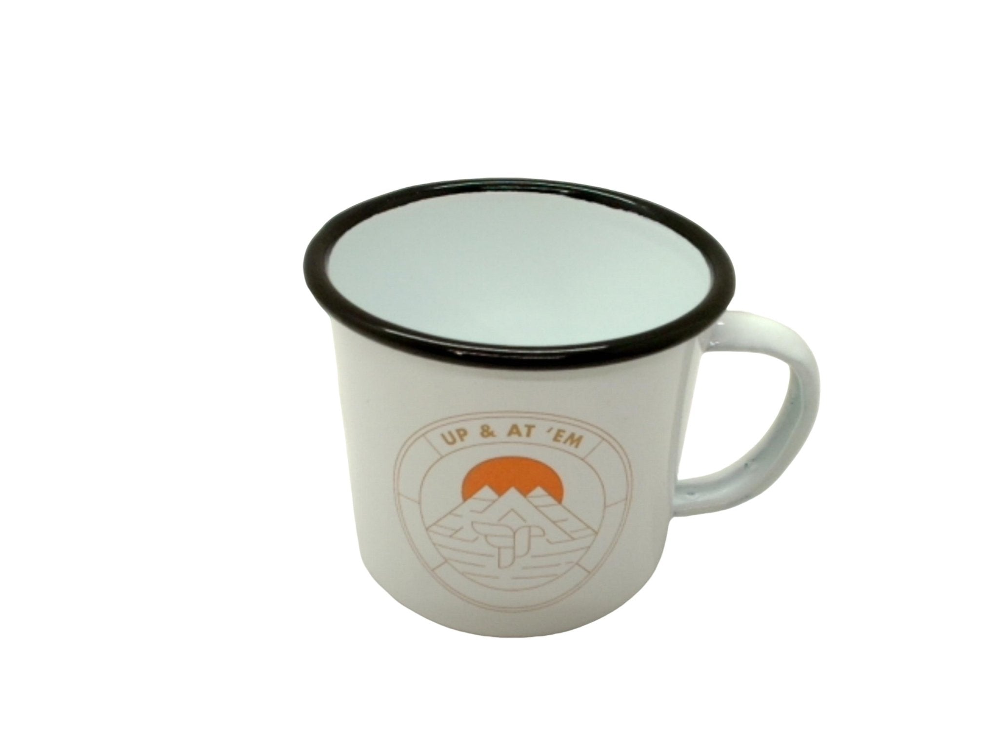 12oz Enamel Camping Mug - Durable Coffee Cup - Brantford Surplus