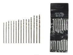 15pc Precision Drill Bit Set (1.05mm to 2mm) - Brantford Surplus