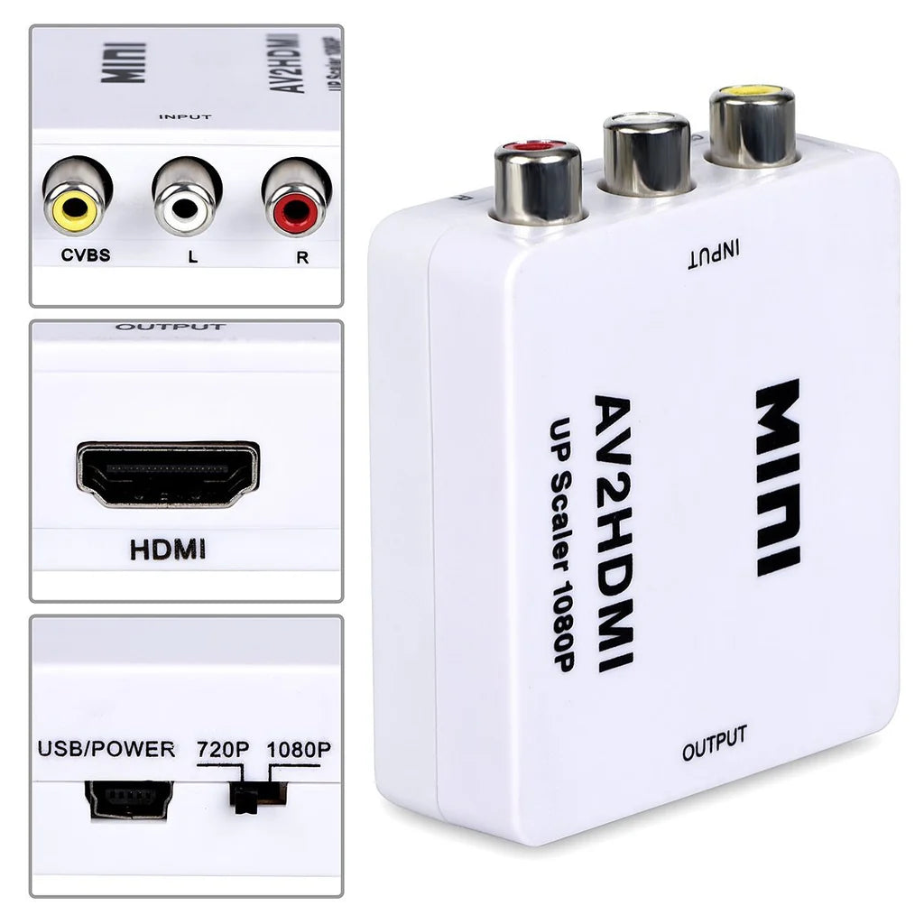 COMPOSITE AUDIO / VIDEO TO HDMI CONVERTER - Brantford Surplus