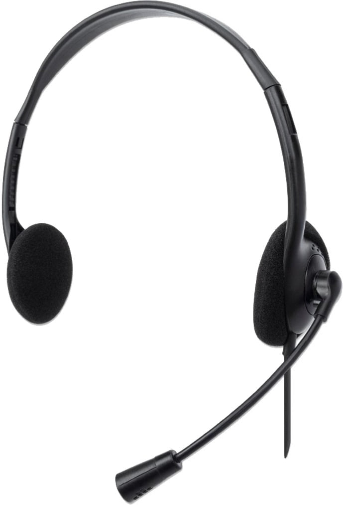 Manhattan USB Stereo Headset with Flexible Boom Mic