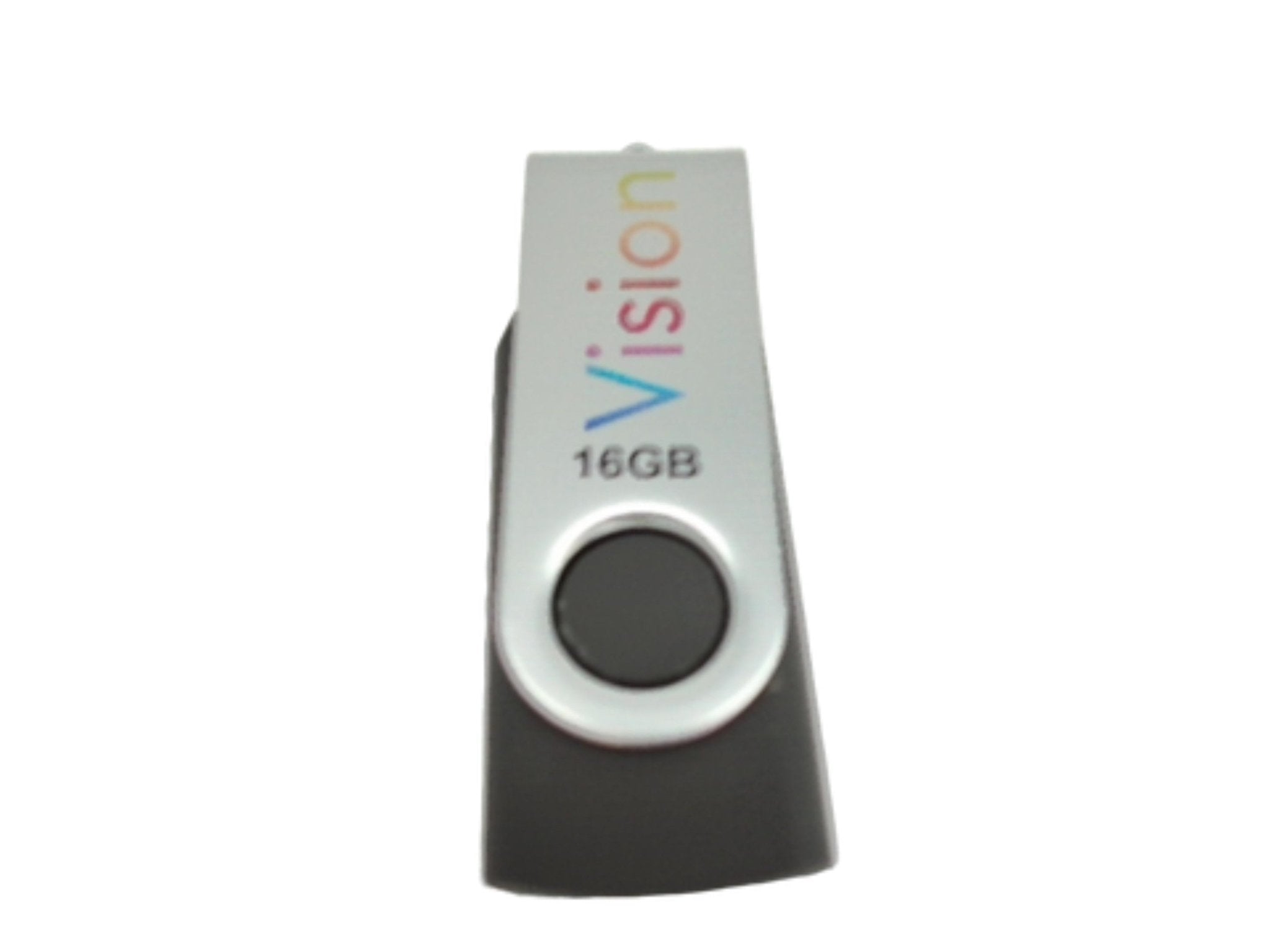 16GB Swivel USB Flash Drive - Vision High - Speed Memory Stick - Brantford Surplus