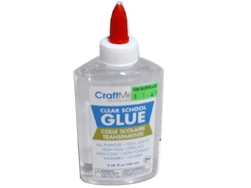 175gr. 50z. Washable All Purpose Clear School Glue - Brantford Surplus