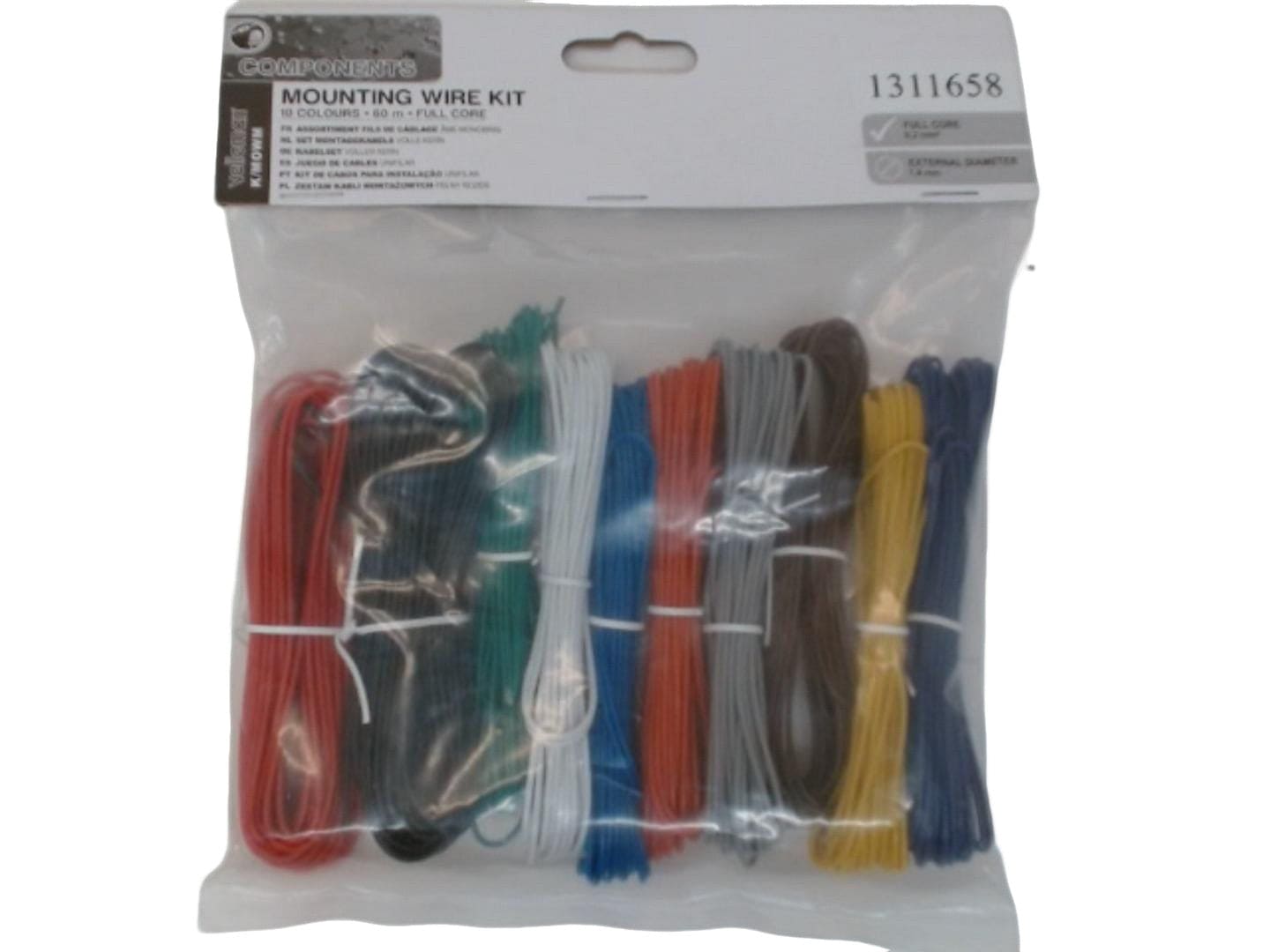 Mounting Wire Kit 10 Color Solid Core - Brantford Surplus