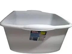 18qt.White Rectangular Dish Pan - Brantford Surplus