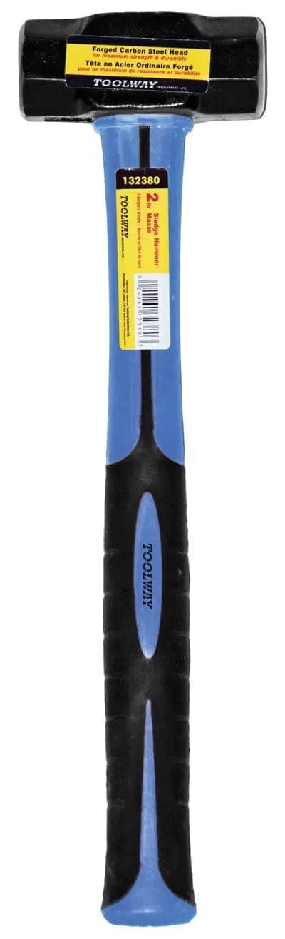 2 Lb Sledge Hammer With Fiberglass Handle Toolway Industries