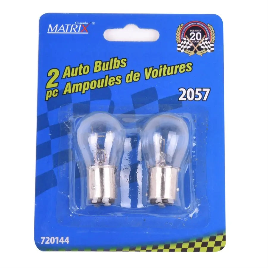 2 Pc Auto Bulbs # 2057 Toolway Industries