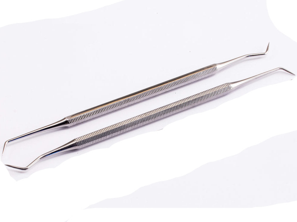 Dental pick, #4, stainless steel, 150mm 6", 2 en