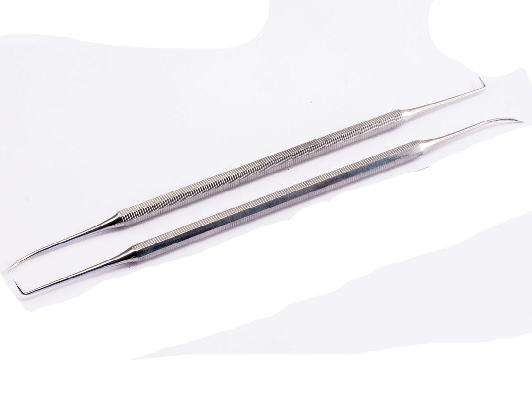 Dental pick, #6, stainless steel, 150mm 6", 2 en