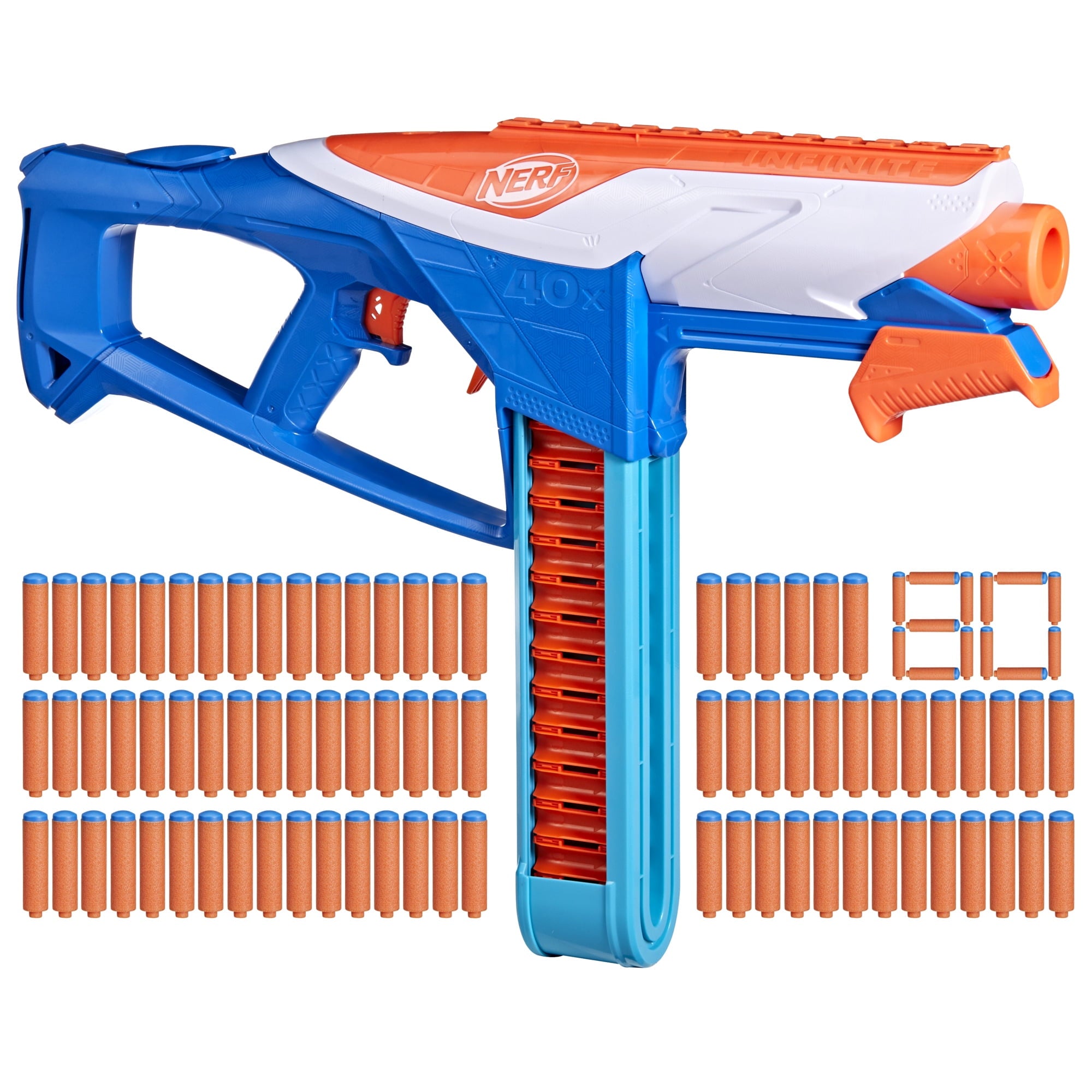 Nerf N-Series Infinite Gun with 80 Darts Rotating Belt