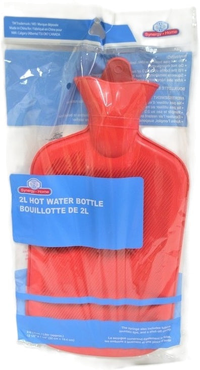 Hot Water Bottle 2L Rubber - Assorted Colours
