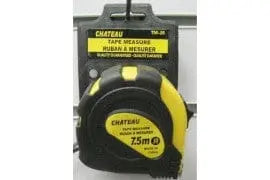 25 ft measuring tape x 3.4" Chateau Manis Electronics