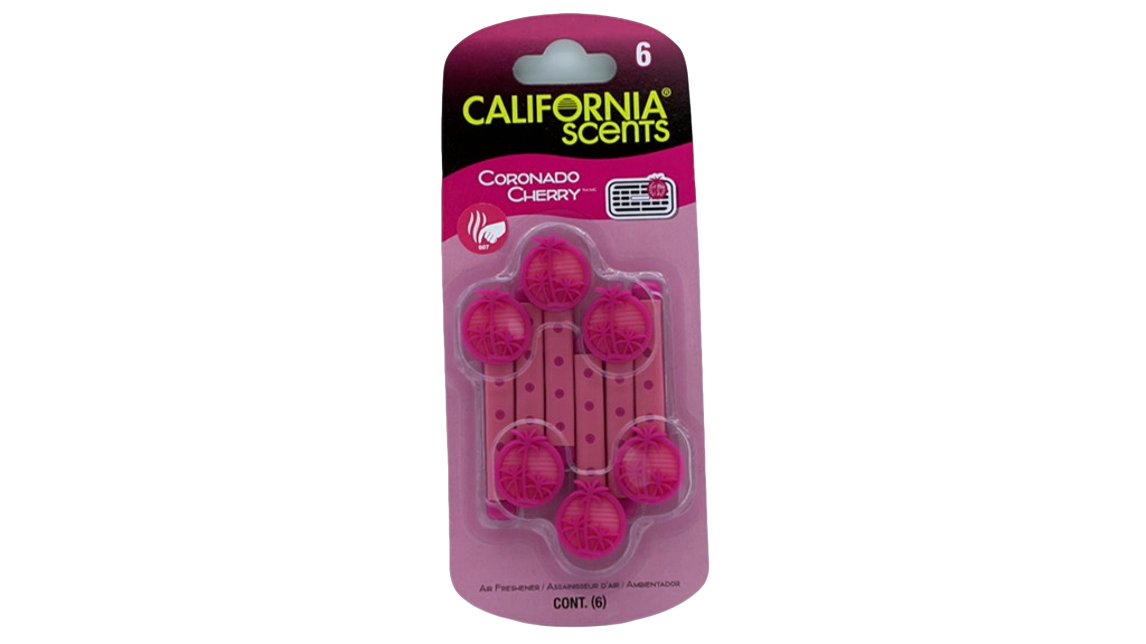 California Scents Coronado Cherry Car Air Freshener 6pk