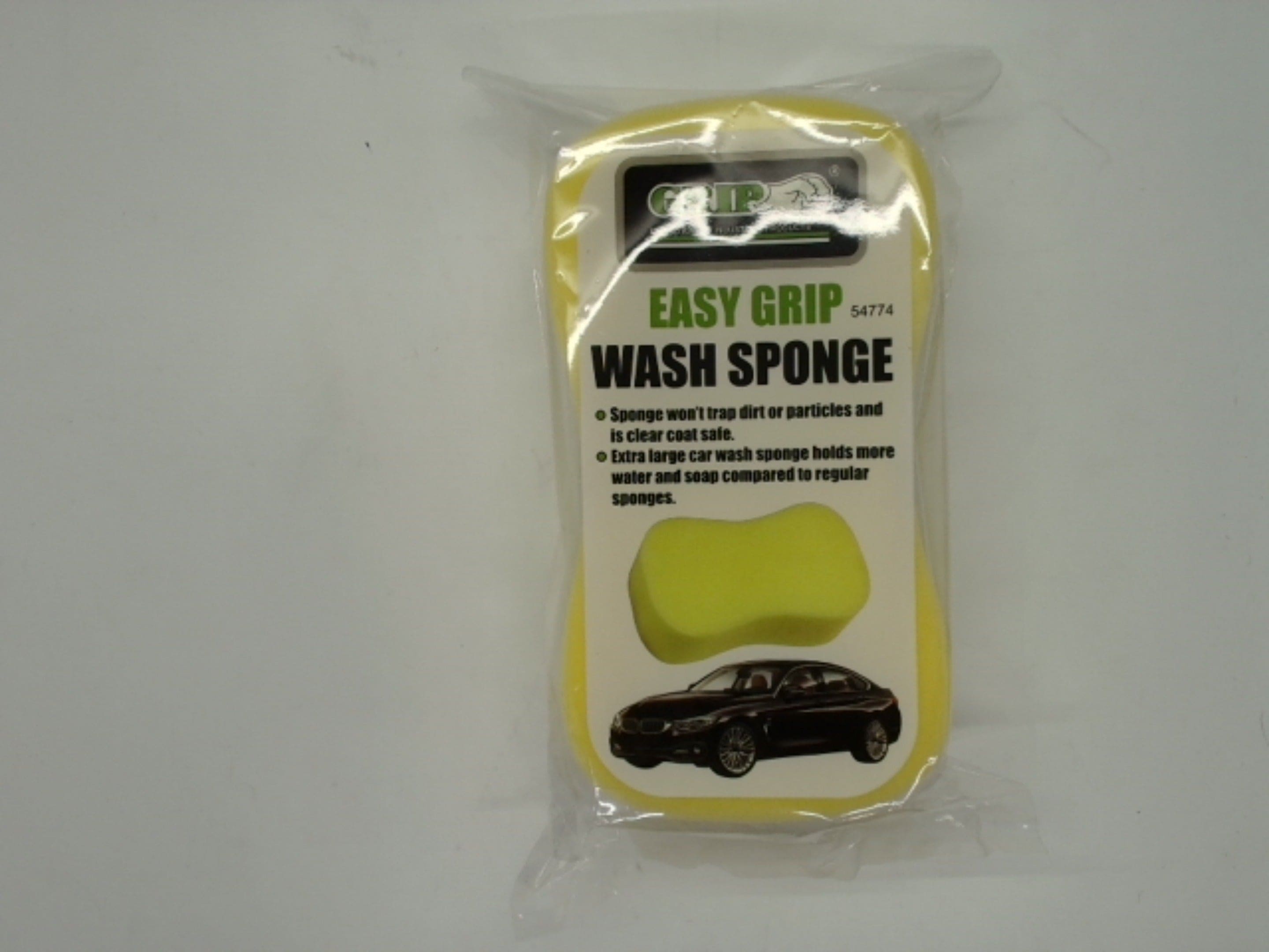 Easy Grip Wash Sponge Yellow Grip - Brantford Surplus