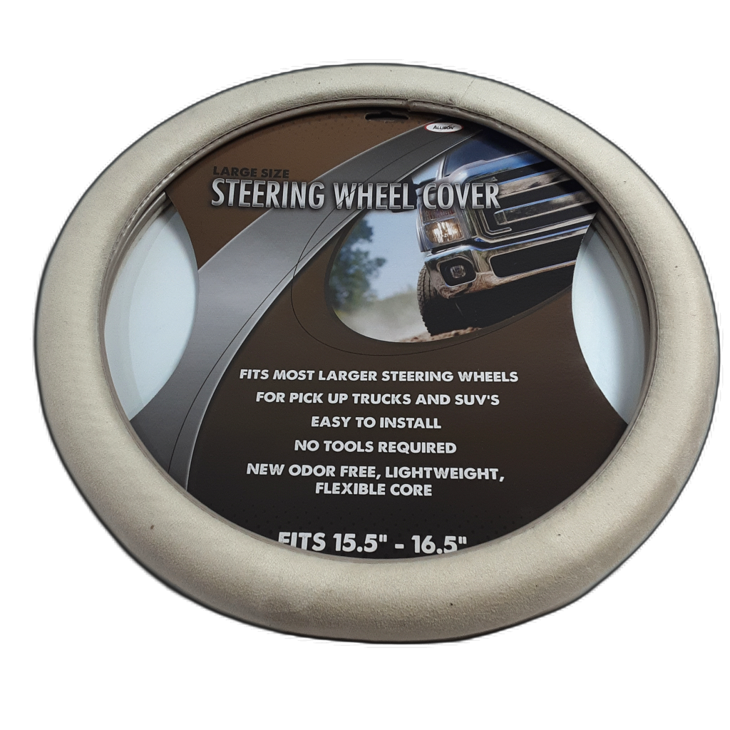 Allison Large Beige Steering Wheel Cover