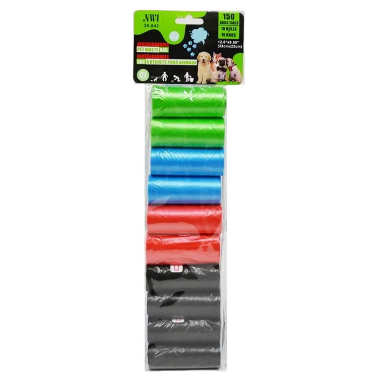 Dog Poop Bags 150 Count - Extra Strong Pet Waste Rolls