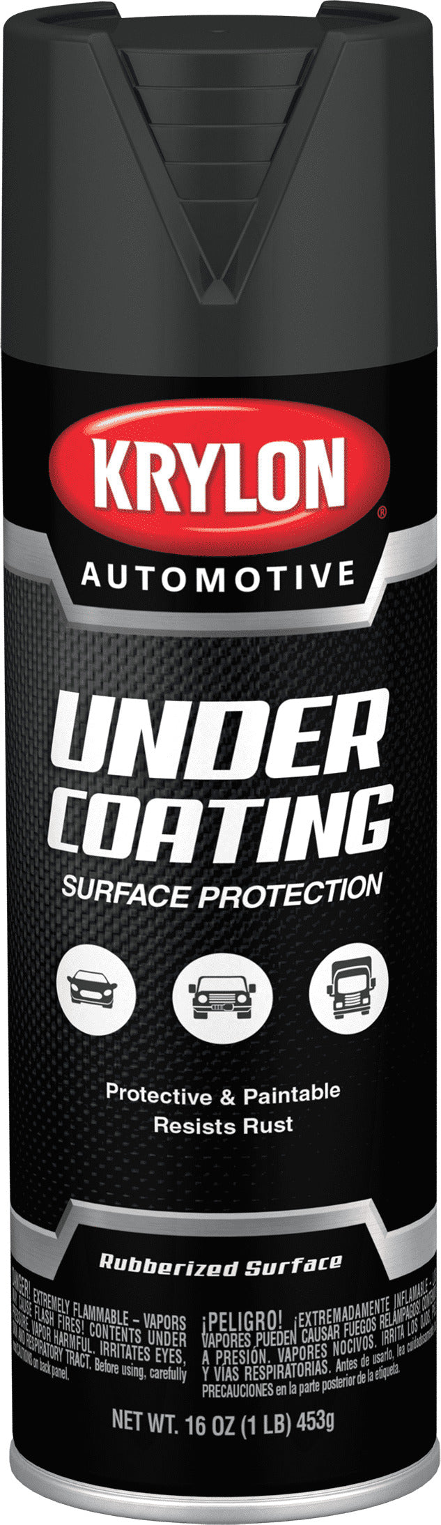 Krylon Rubberized Automotive Undercoating Black 453g Spray