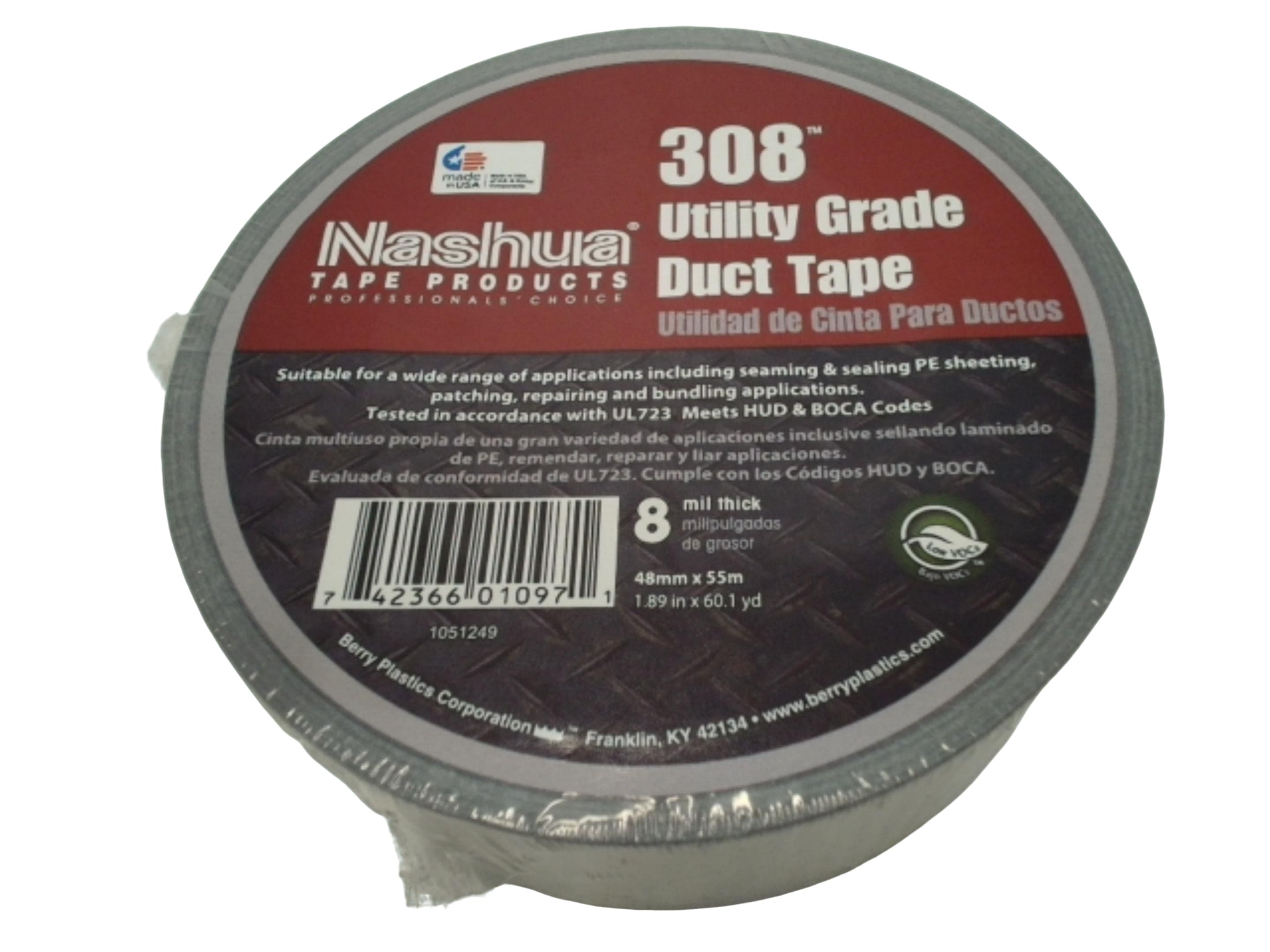 Duct tape premium 308™ utility grade 8 mil thick 48mm x 55m - Brantford Surplus