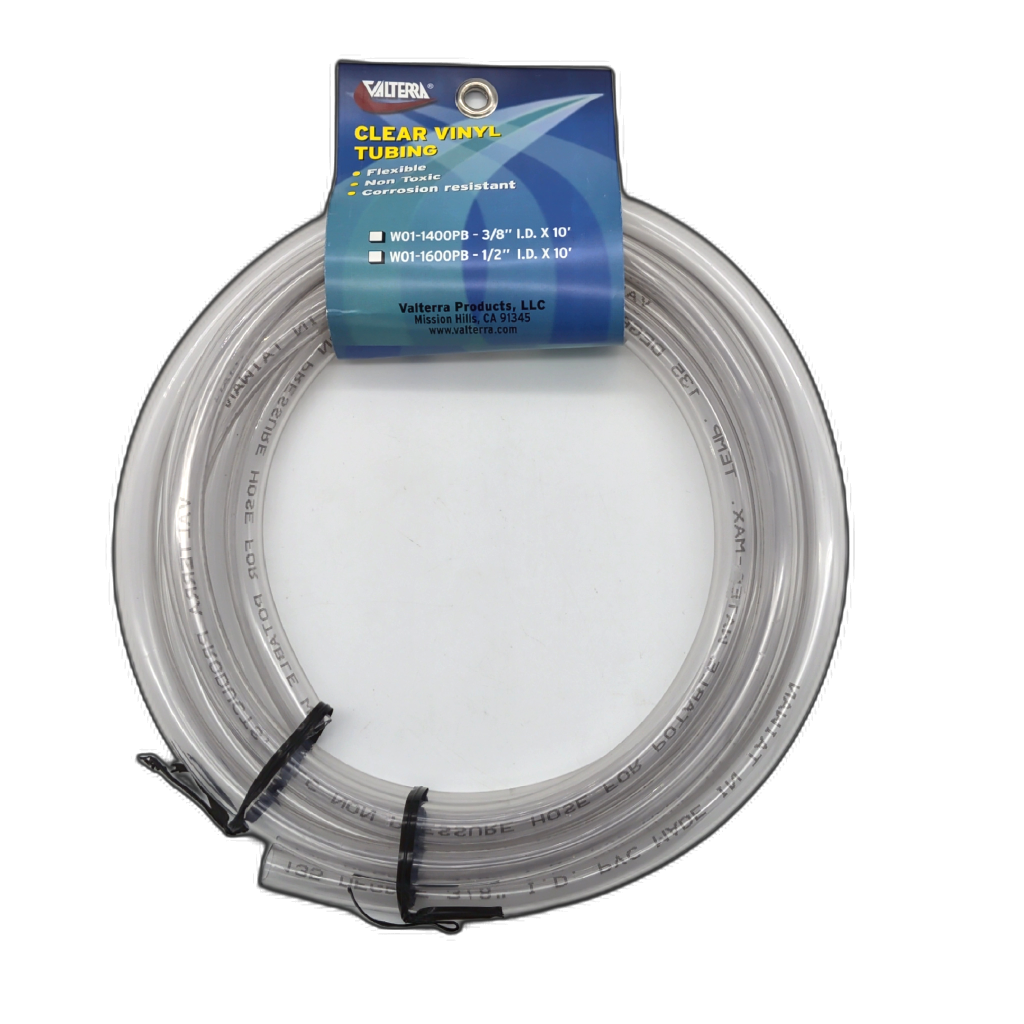 Valterra Clear Vinyl Tubing 3/8 inch x 10 foot Potable Water Hose