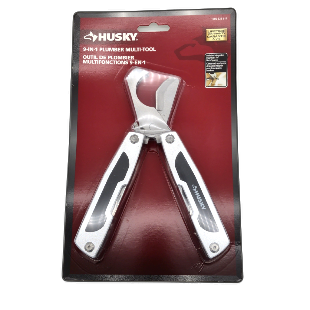 Husky 9-in-1 Plumber Multi-Tool — Compact Plumbing Helper