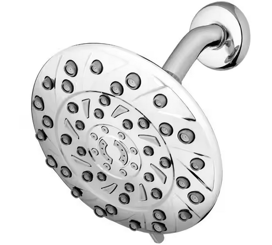 Waterpik Rainfall Shower Head 6 Spray Powerpulse