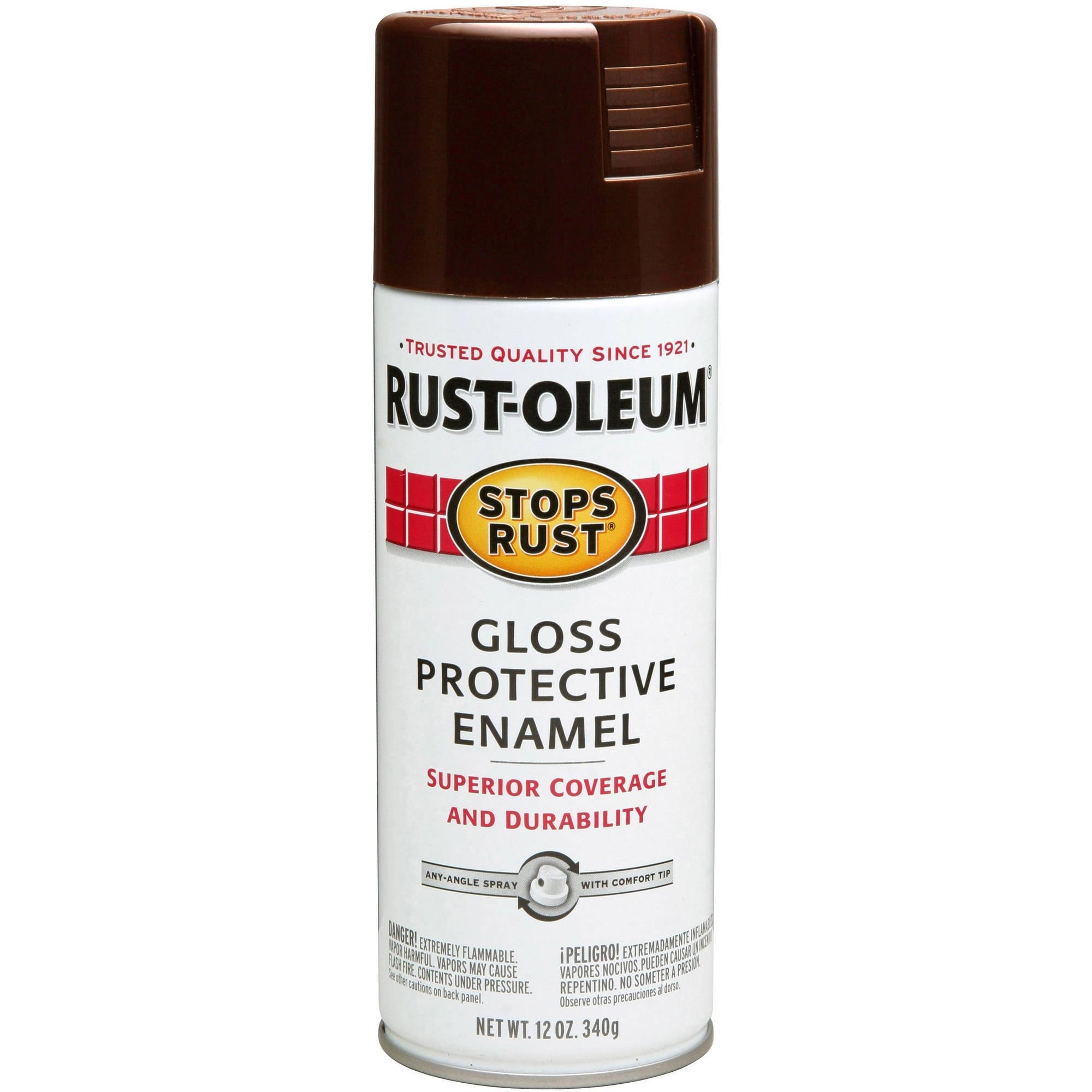 Rust-Oleum Kona Brown Spray Paint — alternate view