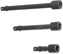 3 Pc 1/2" Impact Ext. Bar Set Toolway Industries