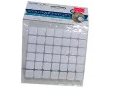 3D Hook & Loop Sticky Dots 1/2" Square 42prs. Dual-Adhesive MULTICRAFT IMPORTS INC.