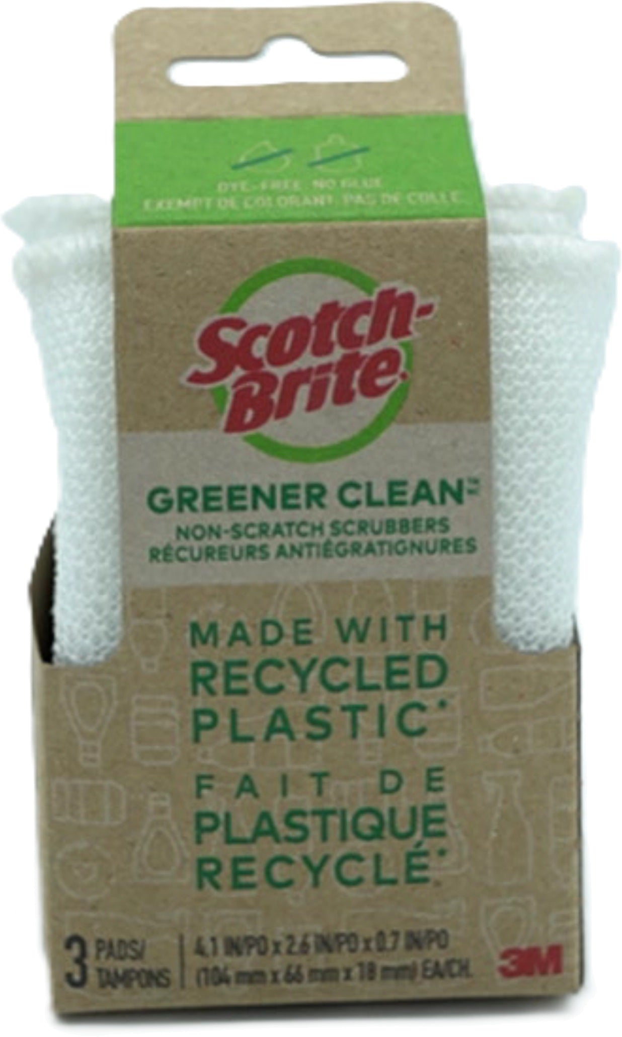 Scotch-Brite Non-Scratch Scrubbers 3-Pack