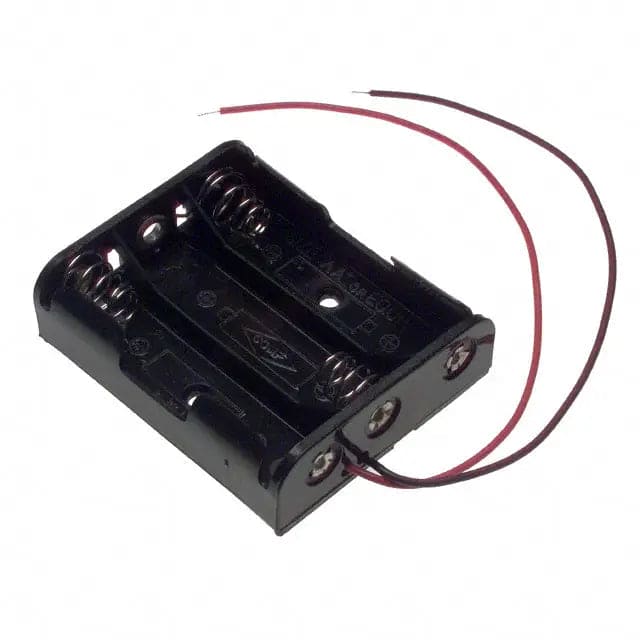 3 - AA Battery Holder with Wires - Brantford Surplus
