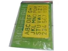 3 Pc. Stencil Set, Assorted Sizes - Brantford Surplus