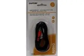 3.5mm male to 2 RCA male 5 foot stereo CHAMAN