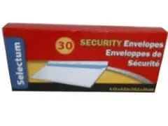 30 pack Security Envelope - Brantford Surplus