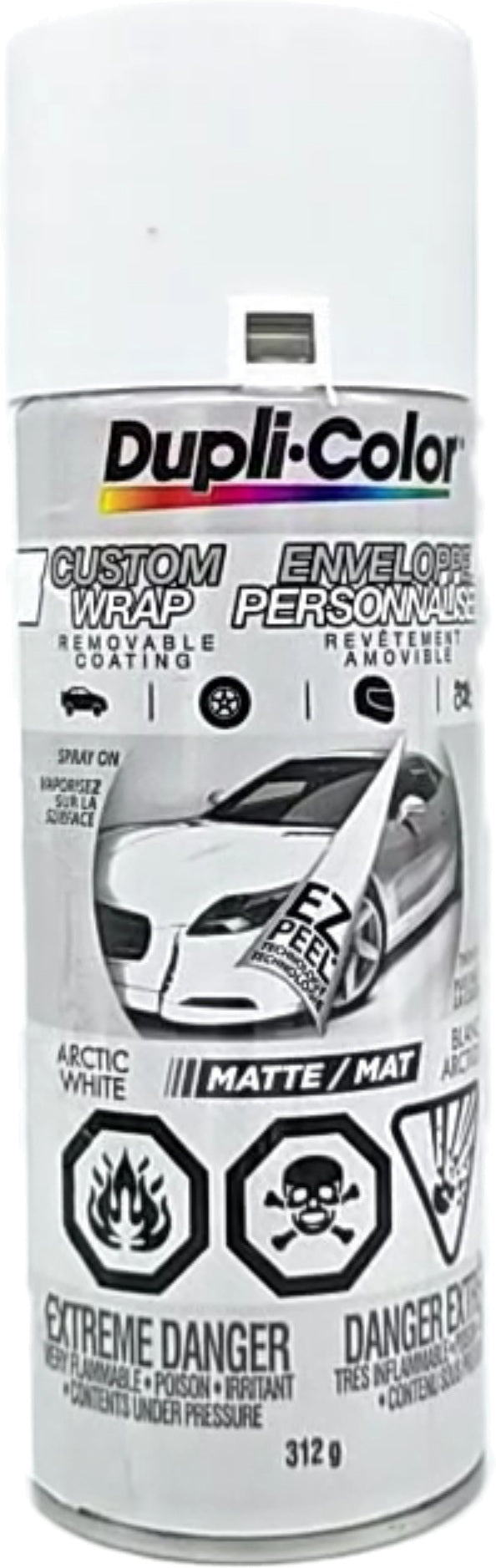 Dupli-Color Custom Wrap Matte Arctic White 312g