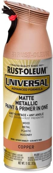 Rust-Oleum Matte Metallic Copper Spray Paint 312g