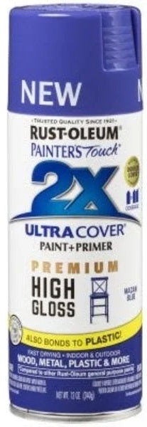 Rust-Oleum Paint & Primer High Gloss Macaw Blue Spray Paint
