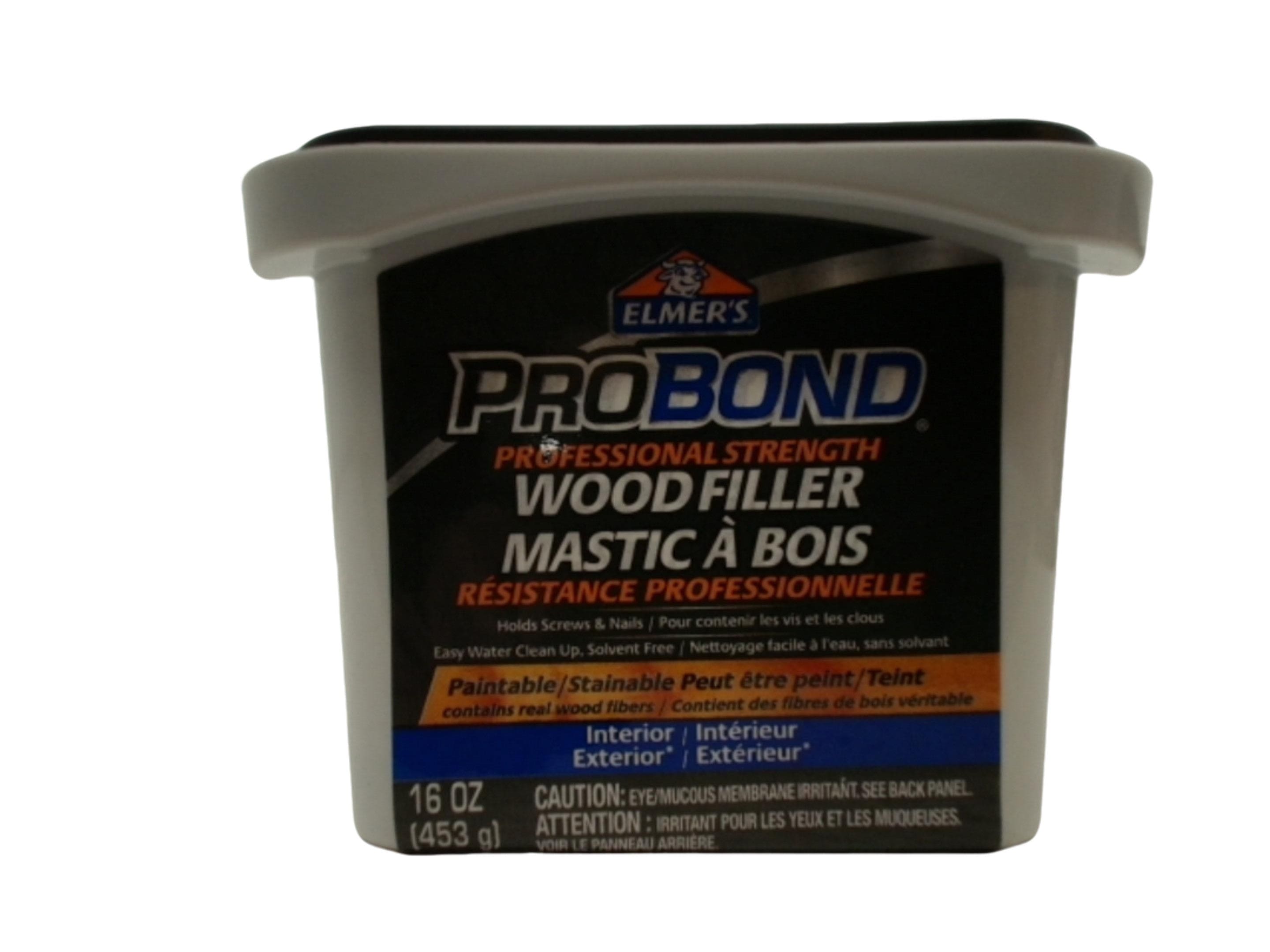 Wood Filler Interior Professional Strength 453g. Paintable Probond Elmer's - Brantford Surplus