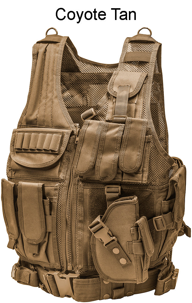 Assault tactical vest - black