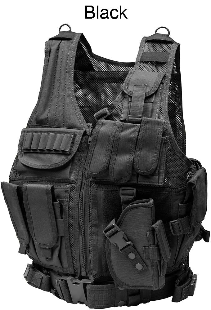 Assault tactical vest - black