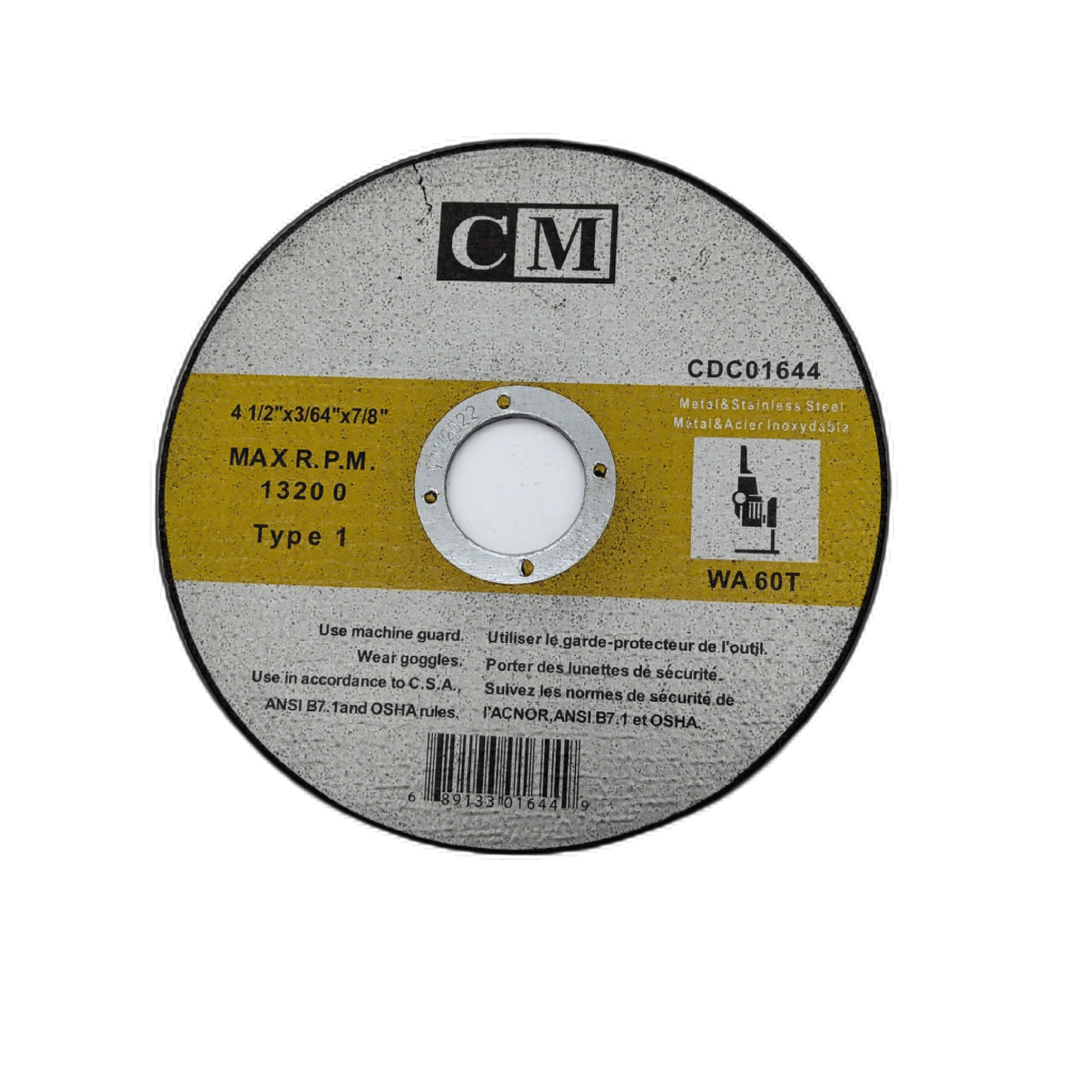 4.5-Inch Thin Metal Cutting Disc 3/64 inch
