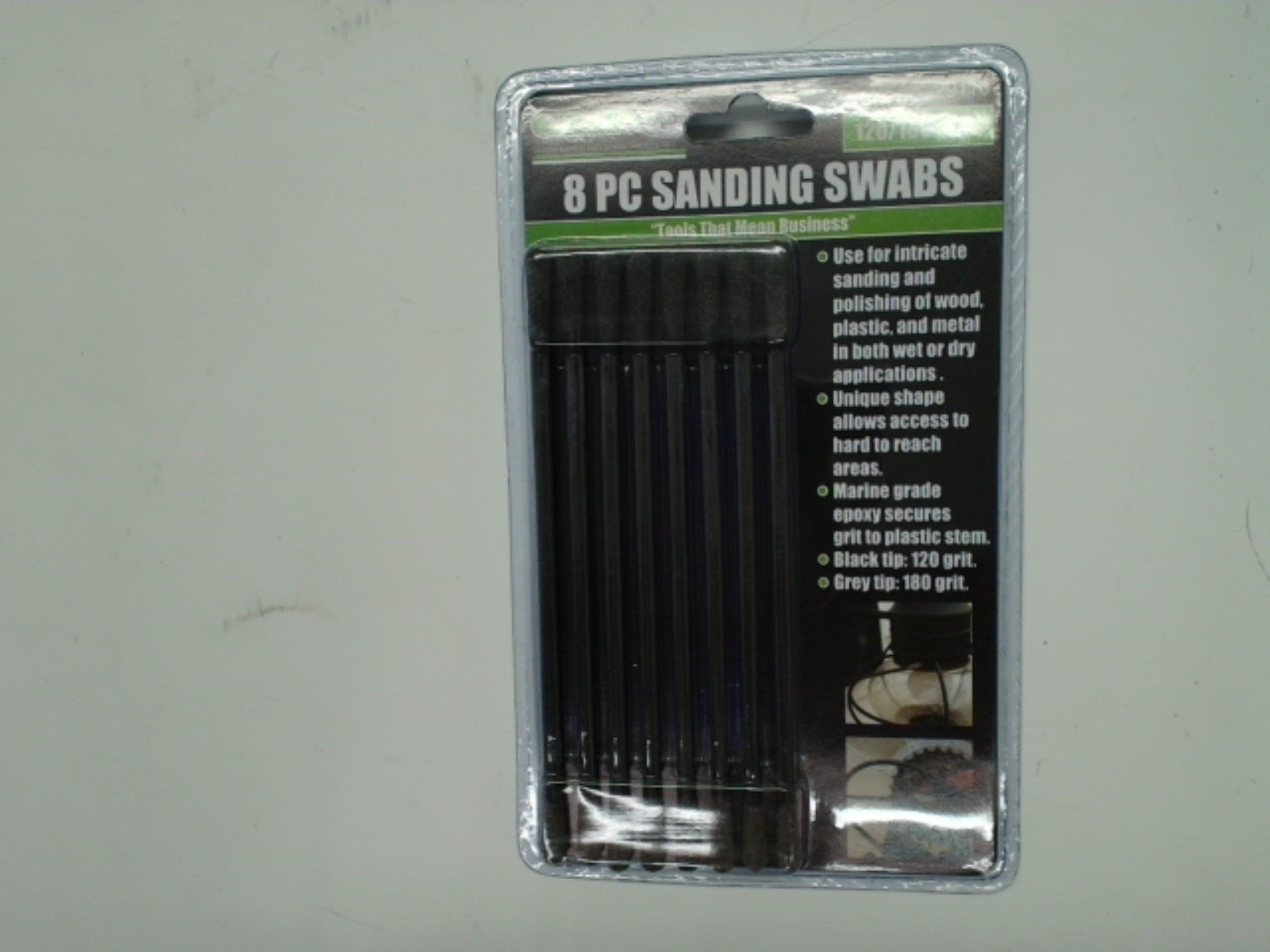 Sanding Swabs 120/180 Grit 8pk. Grip - Brantford Surplus