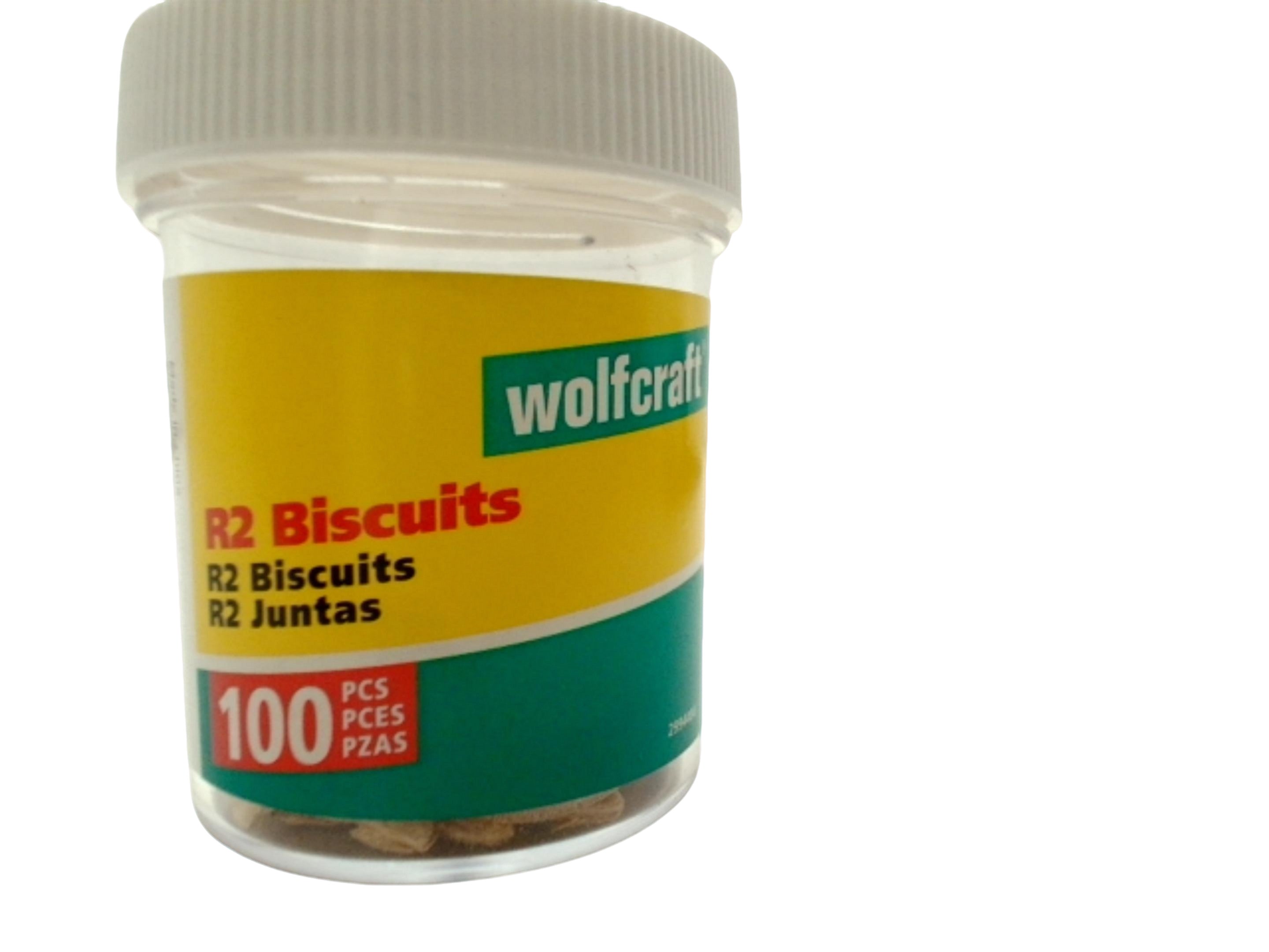 Wolfcraft R2 Wood Biscuits 100pk - Premium Quality Joinery