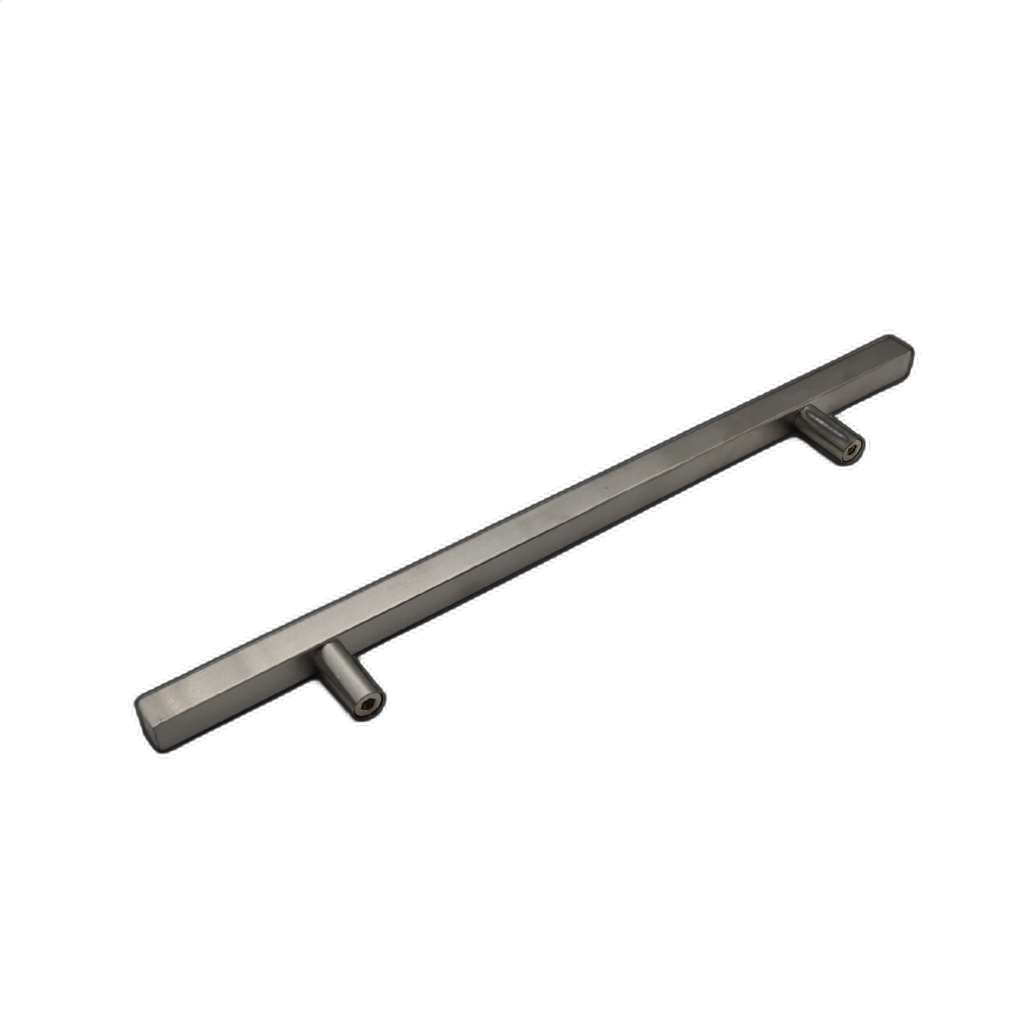 Euro Square Bar Pull 192mm Stainless Steel — detail
