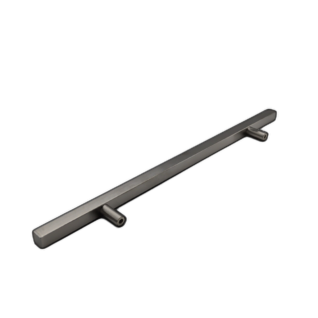 Euro Square Bar Pull 224mm Stainless Steel — detail
