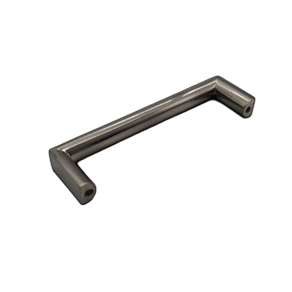 Flat Top Bar Pull 96mm Brushed Satin Nickel — detail