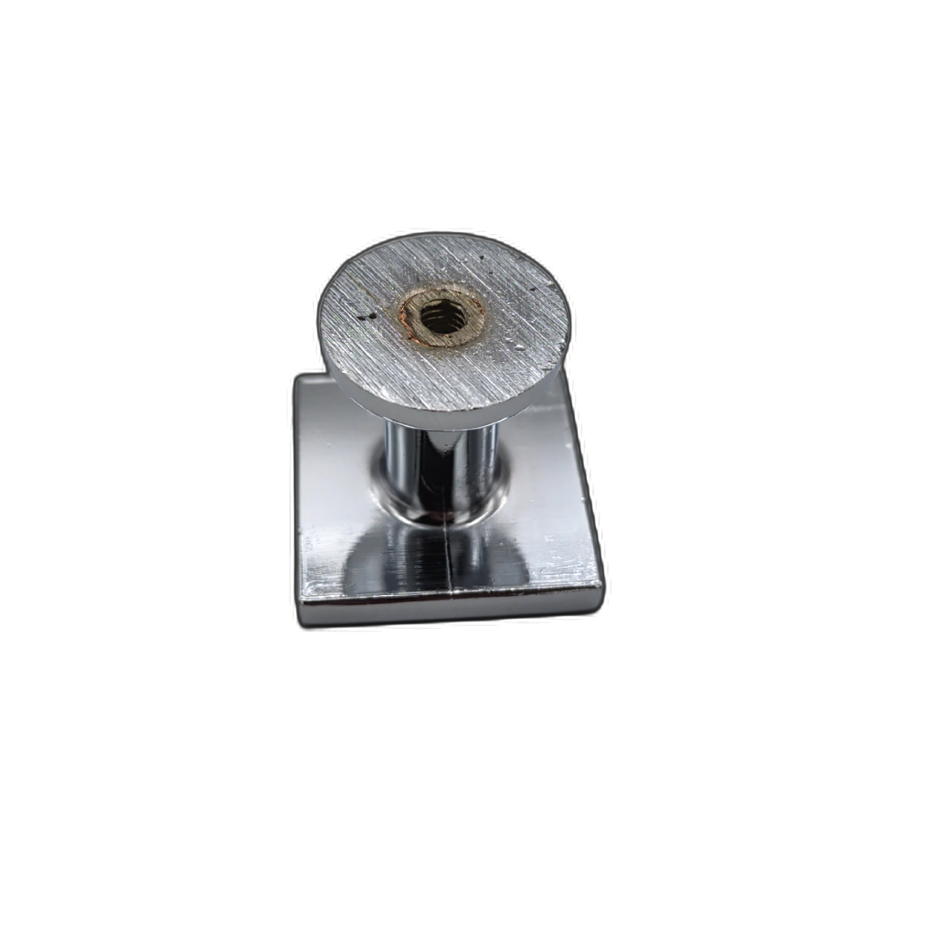 Milan Square Knob Chrome — detail