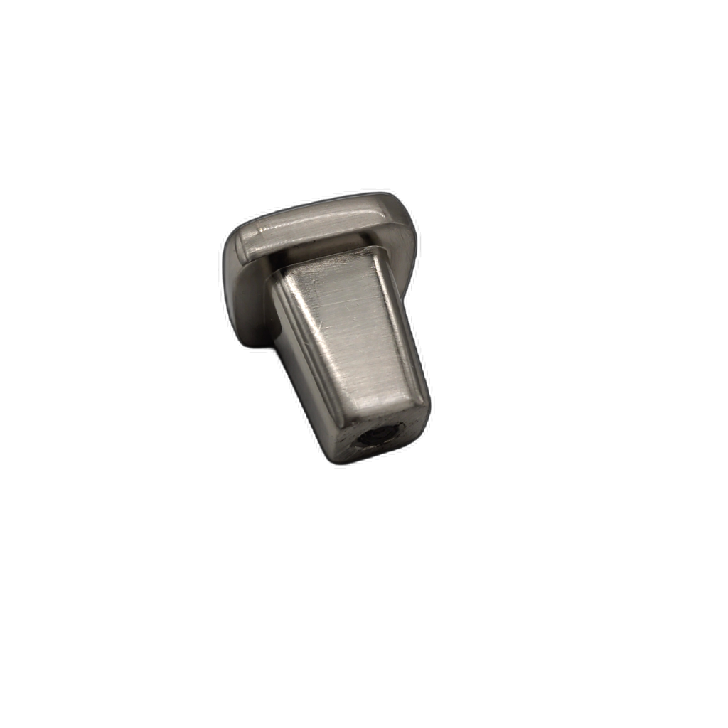 Athens Square Knob Brushed Satin Nickel — detail
