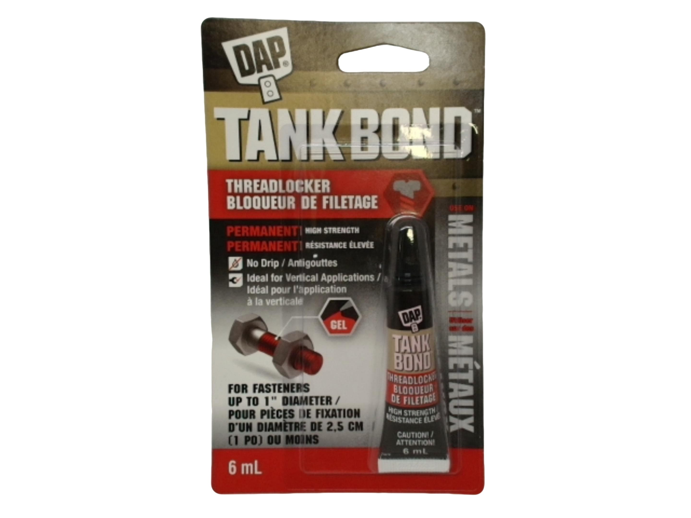 Threadlocker High Strength Permanent 6mL Tank Bond - Brantford Surplus