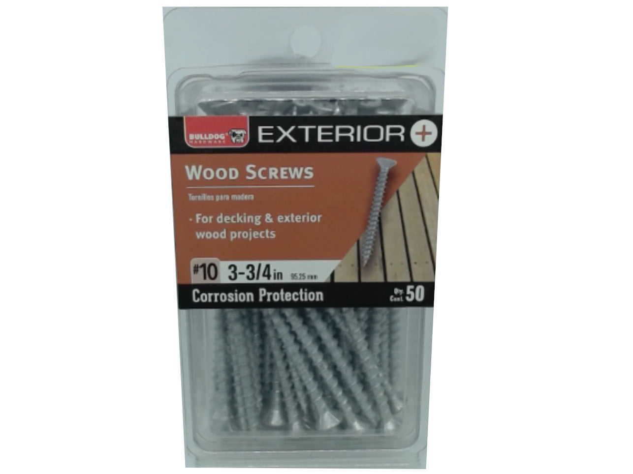 Wood Screws #10 x 3.75" 50pk. Exterior Bulldog - Brantford Surplus