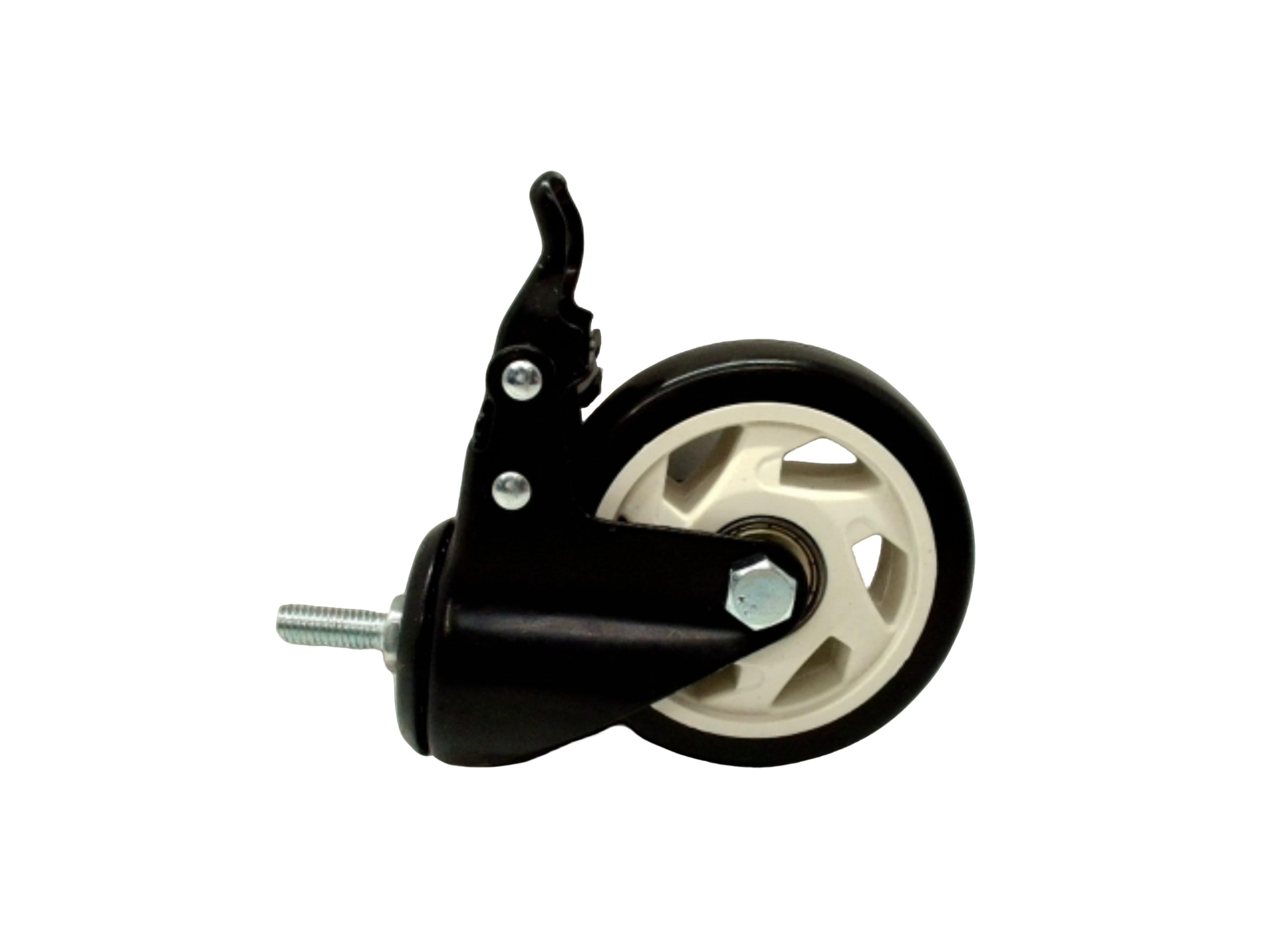 Caster Wheels 4" Set - Total Lock Black 4pk