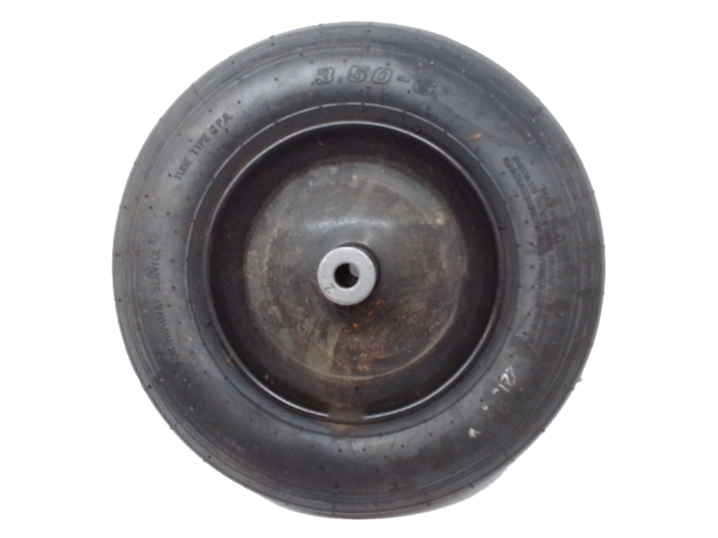 Wheelbarrow Tire w/Rim 3.50-8 5/8 inch - Brantford Surplus